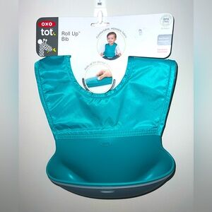 OXO Tot Teal Roll Up Bib